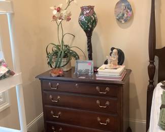 Side chest and decor