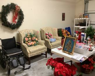Christmas, Wheelchair, Armchairs