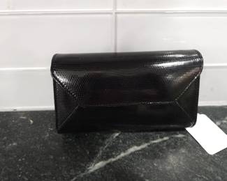 New Lalo Italian leather evening clutch