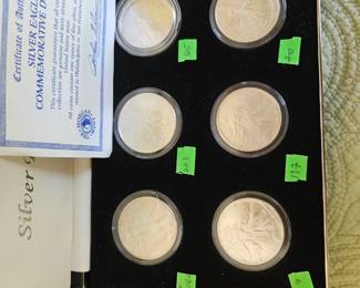 silver eagle dollars