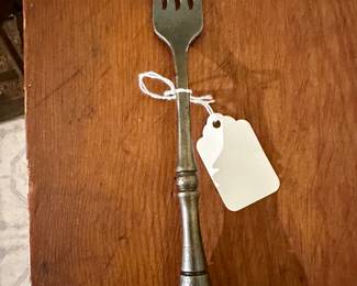 Hand made forged carbon steel fork , one of a kind