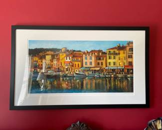 Tom Swimm limited edition lithograph, hand signed and numbered. 