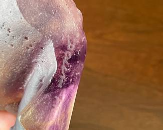 Daum France crystal frog