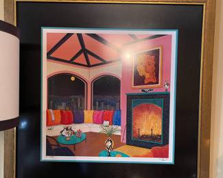 Fanch Ledan signed and numbered serigraph