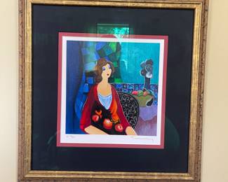 Tarkay "She Speaks Softly" signed and numbered serigraph