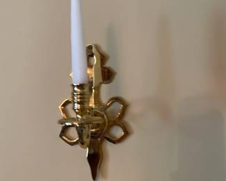 Baldwin brass candle sconces