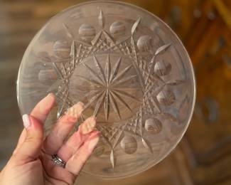 Waterford Crystal salad plates,  a set of 8