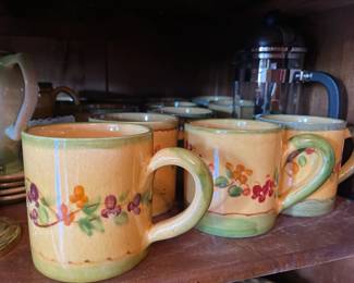 Souleo E Provence pottery dishes