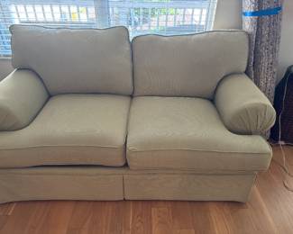 Loveseat for afternoon rest periods.  Ok, it's a nap.