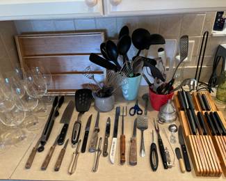 Just how many knives does one need?  Could be an episode of Dateline in the making.