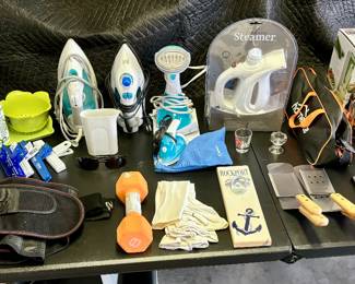 Count the irons and steamers.  Now you can open a laundromat.  Dreams do come true.