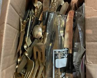 Very cool brass silverware 