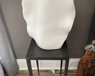 Pair of Italian metal side tables. $400 for pair