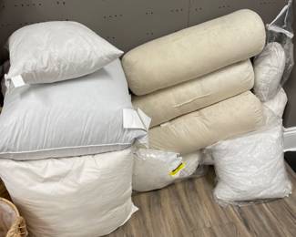 Down pillow inserts $50-$100 each
