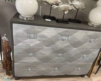 4’’ long x 15.5” deep 3-drawer chest.  $400