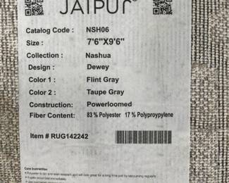 Jaipur Turkish style, machine made, poly indoor/outdoor 7.6x9.6  $500