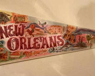 Pennant, New Orleans vintage