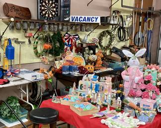 Halloween and Easter decorations