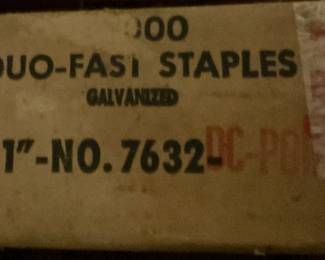 Large box of staples