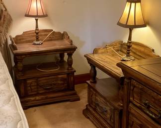 pair of bed side tables