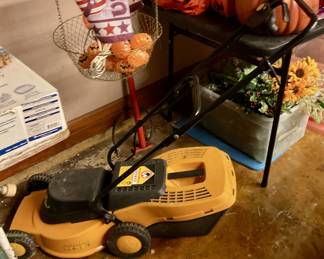 Small electric lawnmower