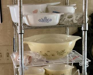 Pyrex and Corning ware