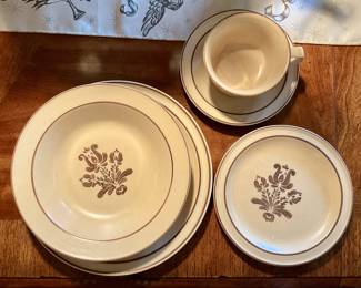 Village dinnerware by Phaltzgraph place setting