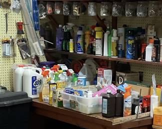 Cleaners, hardware, fasteners