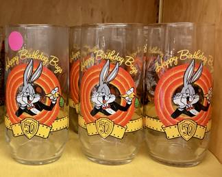 Bugs bunny 50 th birthday glasses