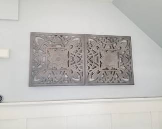 Decorative wood wall art