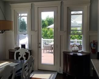 Full light entry door - two available; windows