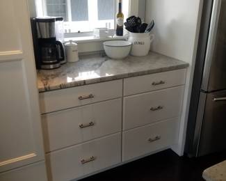 Kitchen base cabinet detail