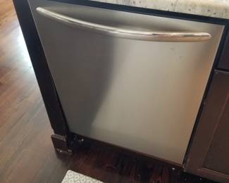 Frigidaire dishwasher with stainless steel interior