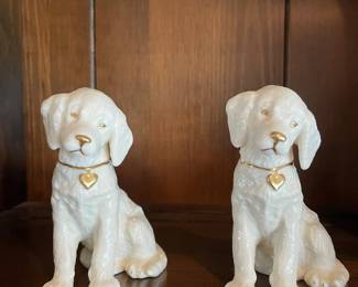 Lenox Puppies with Gold Accents