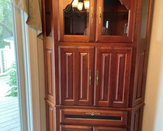 Corner Entertainment Cabinet