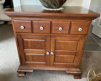 Side Table with Top Drawer