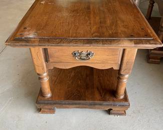 End Table with Top Drawer Matching Pair