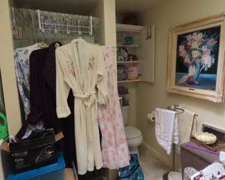 Robes, medical equipment and personal health items.