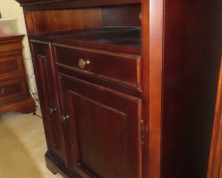 TV/media stand and storage.