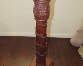 Tall plant/art stand.