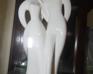 Porcelain figures.