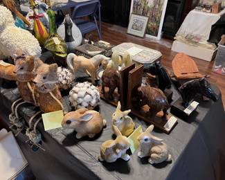 Various Animal Decor Items