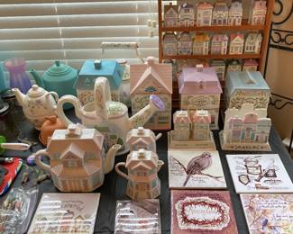 Lenox Village - Spice Collection, Canisters, S & P, Napkin, Sugar & Creamer, Tea Pot, Metal Tea Pot, Watering Can