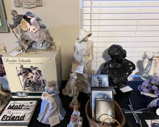 Austin Sculptures, Mother and Angel Figurines, Inspirational Wall Plaques, Wall Crosses