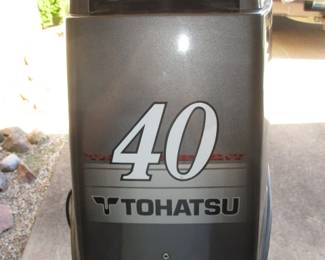 40 Hp. Tohatsu Outboard Motor (NEW) 