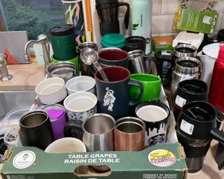 Box full collection of Starbucks Mugs