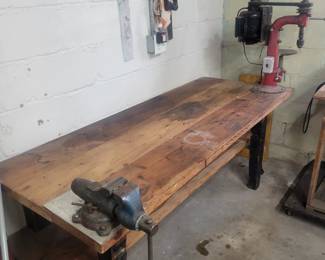 Wood Work Bench Vise Sold Separately