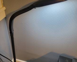 Desk Flexible Black Floor Lamp