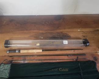 Brand New Crystal River Cahill 4 piece 98% Graphite Cork Grip Fly Fishing Rod