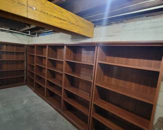 We Have A Total Of 10 Very Nice Wood Bookcases